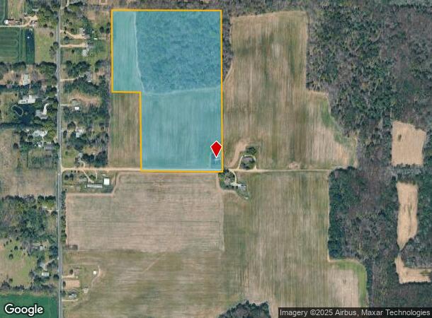 665 Cr, Paw Paw, MI Parcel Map