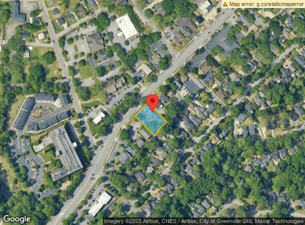  313 Mills Ave, Greenville, SC Parcel Map