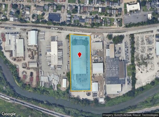 1105 Thompson Ave, Mc Kees Rocks, PA Parcel Map