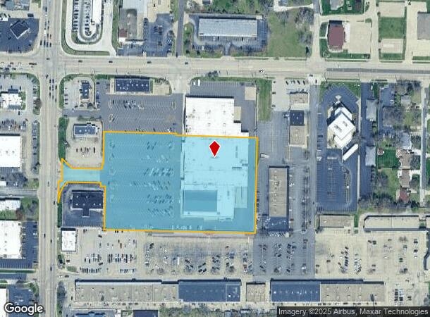  4800 N University St, Peoria, IL Parcel Map
