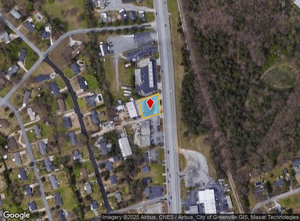  623 N Main St, Mauldin, SC Parcel Map