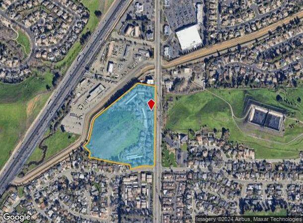  3001 N Texas St, Fairfield, CA Parcel Map