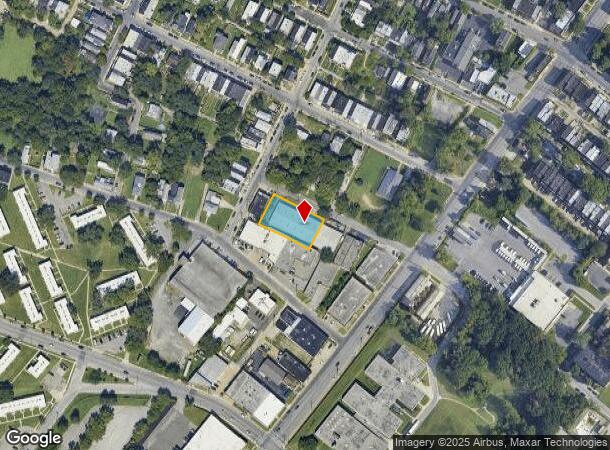 1119 Fillmore St, Baltimore, MD Parcel Map