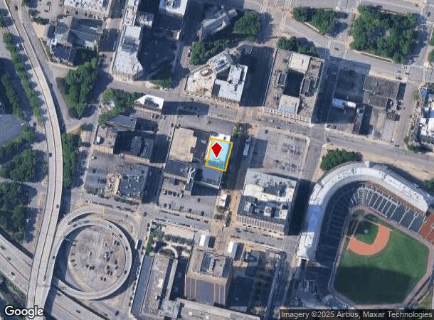 256 Main St, Buffalo, NY Parcel Map