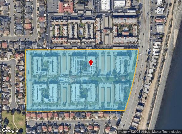  21661 Brookhurst St, Huntington Beach, CA Parcel Map