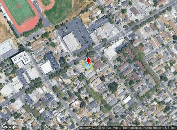 1072 E Santa Clara St, San Jose, CA Parcel Map