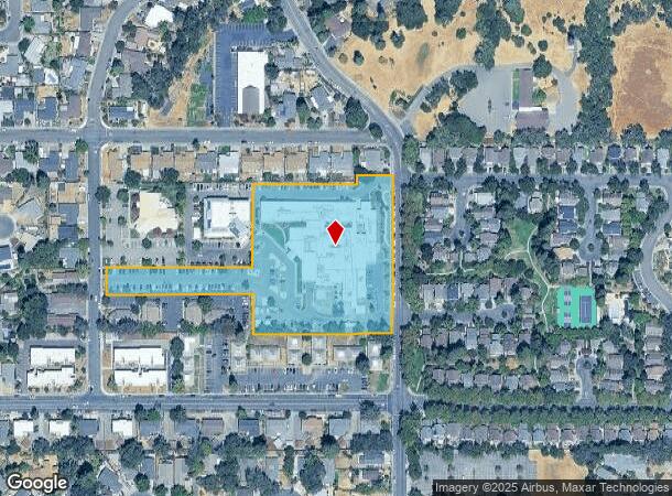 1375 University St, Healdsburg, CA Parcel Map