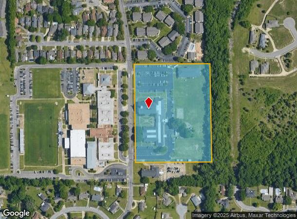 1701 E Trinity Blvd, Montgomery, AL Parcel Map