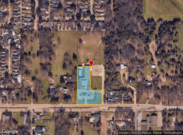  10747 Bruton Rd, Dallas, TX Parcel Map