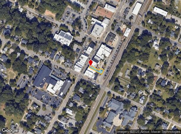  106 N Salem St, Apex, NC Parcel Map