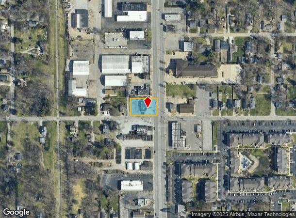  103 N Dixie Way, South Bend, IN Parcel Map