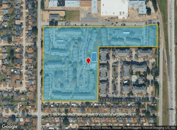 2305 Windsprint Way, Arlington, TX Parcel Map