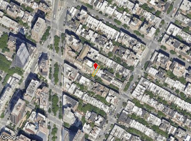  133 W 70Th St, New York, NY Parcel Map