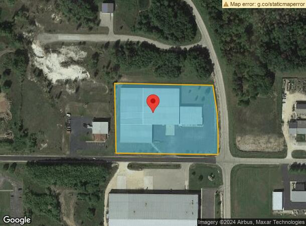  1355 Industrial Dr, Shawano, WI Parcel Map