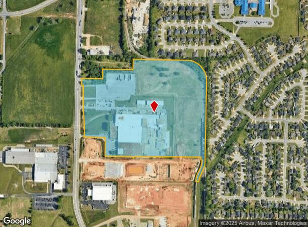  1609 N Old Missouri Rd, Springdale, AR Parcel Map