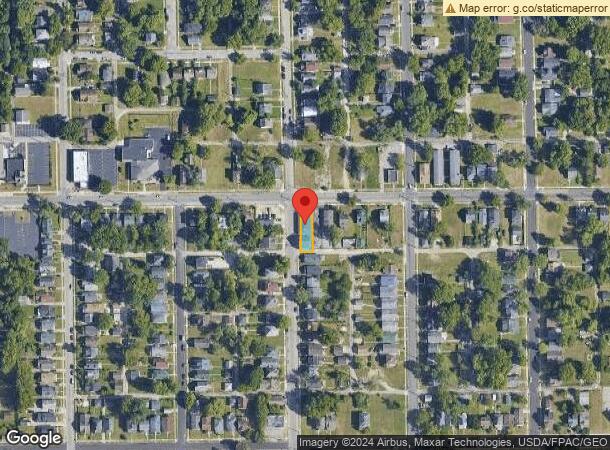  3032 Hoover Ave, Dayton, OH Parcel Map