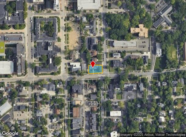 1223 Hill St, Ann Arbor, MI Parcel Map