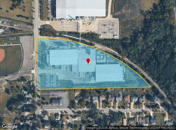 500 Dunham St, Dundee, MI Parcel Map