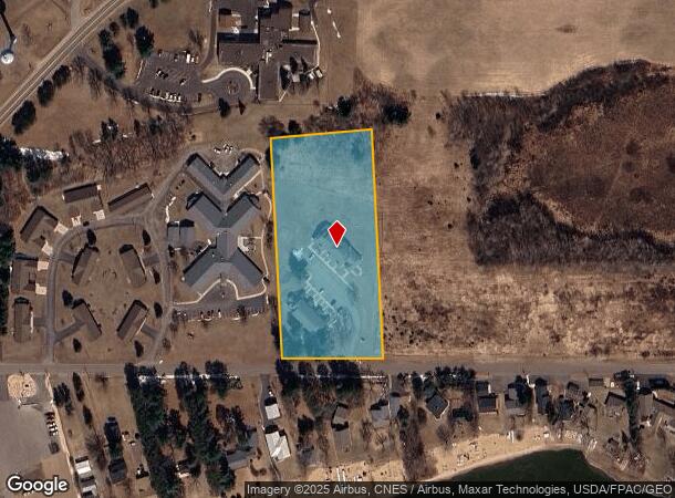 843 N Lake Dr, Shell Lake, WI Parcel Map