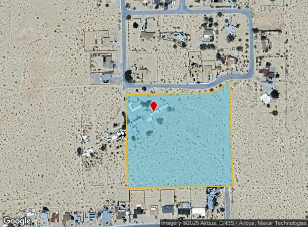 73151 Adobe Cir, Twentynine Palms, CA Parcel Map
