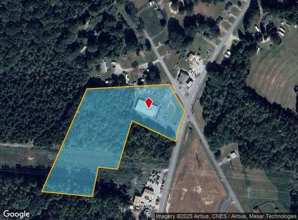  1502 S Post Rd, Shelby, NC Parcel Map