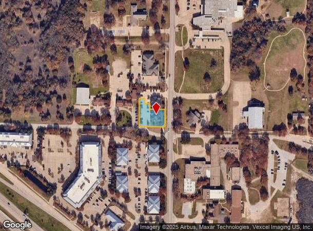  1200 N Carroll Ave, Southlake, TX Parcel Map