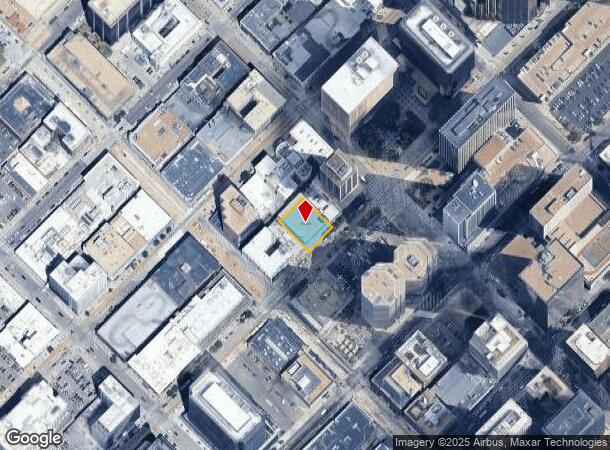  1627 California St, Denver, CO Parcel Map