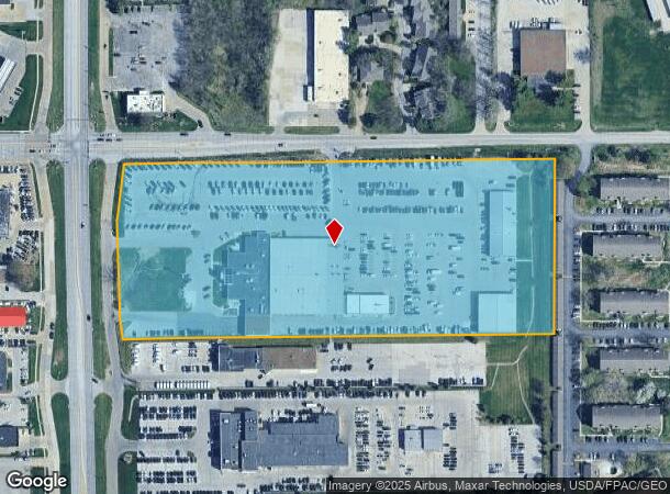 4545 Merle Hay Rd, Des Moines, IA Parcel Map