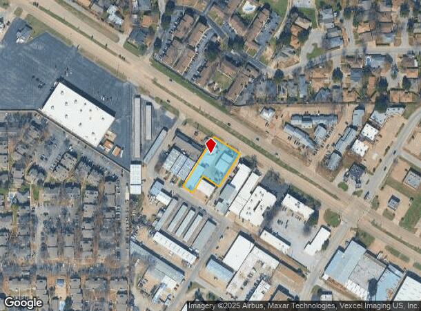  3640 W Pioneer Pkwy, Pantego, TX Parcel Map