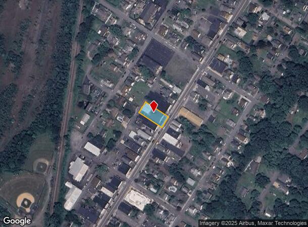  733 Main St, Avoca, PA Parcel Map