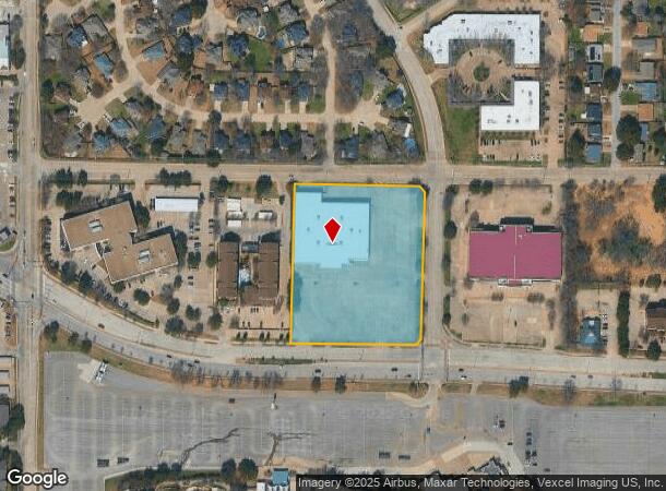  1715 E Lamar Blvd, Arlington, TX Parcel Map