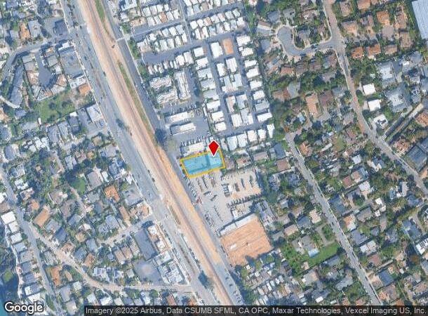  607 N Vulcan Ave, Encinitas, CA Parcel Map