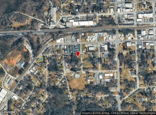  547 W Franklin St, Toccoa, GA Parcel Map