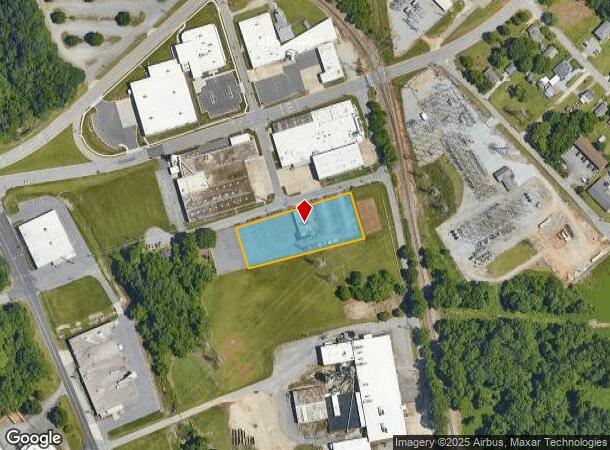 605 Davidson Ave, High Point, NC Parcel Map