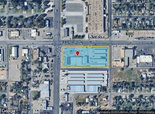 1613 34Th St, Lubbock, TX Parcel Map