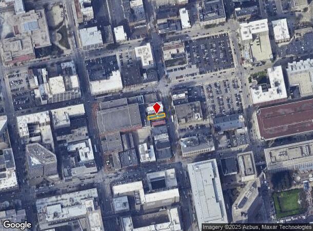  631 Main St, Cincinnati, OH Parcel Map