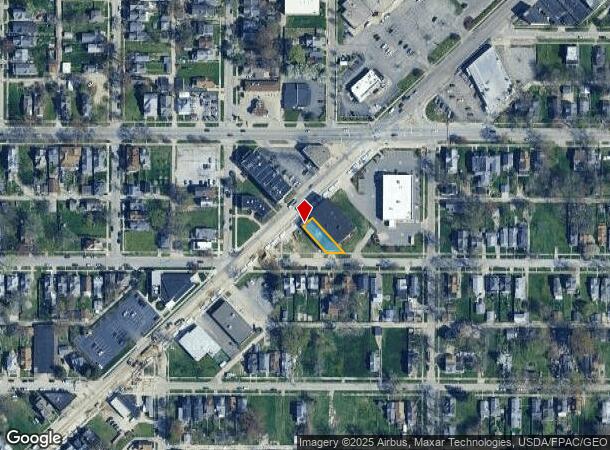  1629 Broadway St, Toledo, OH Parcel Map