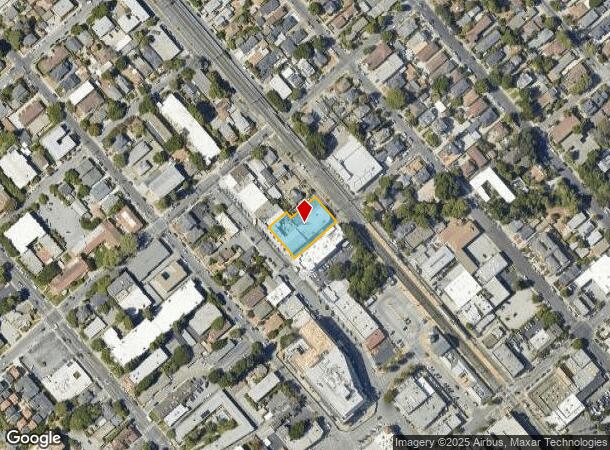  100 N B St, San Mateo, CA Parcel Map