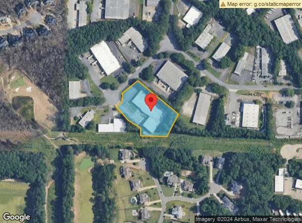  6450 Industrial Way, Alpharetta, GA Parcel Map