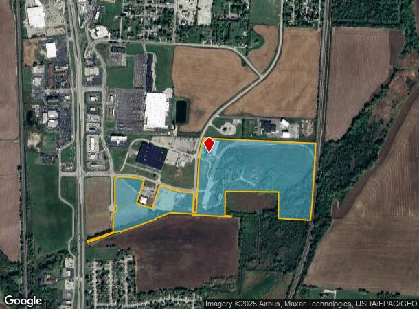  156 E Circle Ln, Circleville, OH Parcel Map