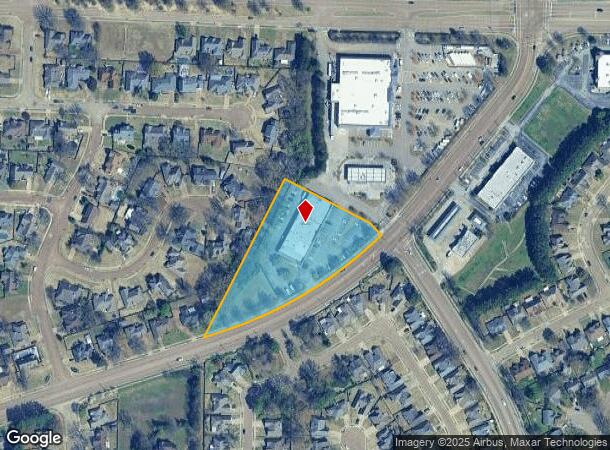  6490 Memphis Arlington Rd, Bartlett, TN Parcel Map