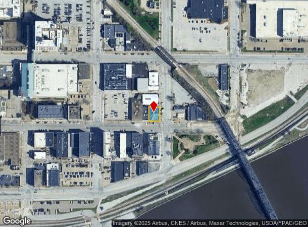 332 E 2Nd St, Davenport, IA Parcel Map