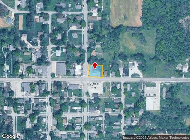 100 N Walnut St, Mount Summit, IN Parcel Map