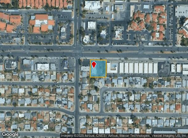 2839 W Sahara Ave, Las Vegas, NV Parcel Map
