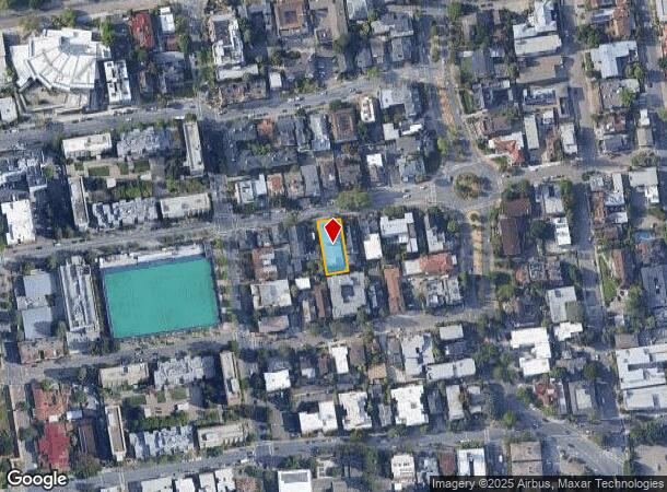 2724 Channing Way, Berkeley, CA Parcel Map