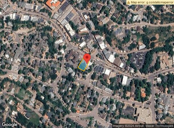  809 Manitou Ave, Manitou Springs, CO Parcel Map