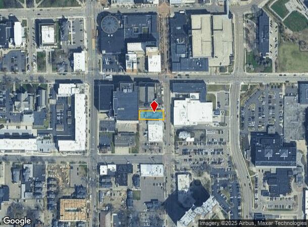 416 S Burdick St, Kalamazoo, MI Parcel Map