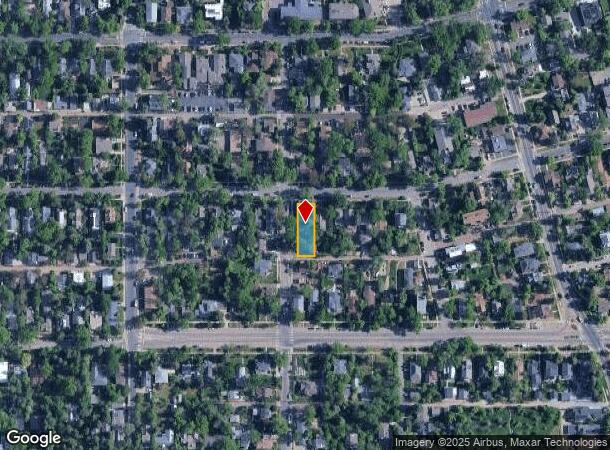 1580 7Th St, Boulder, CO Parcel Map