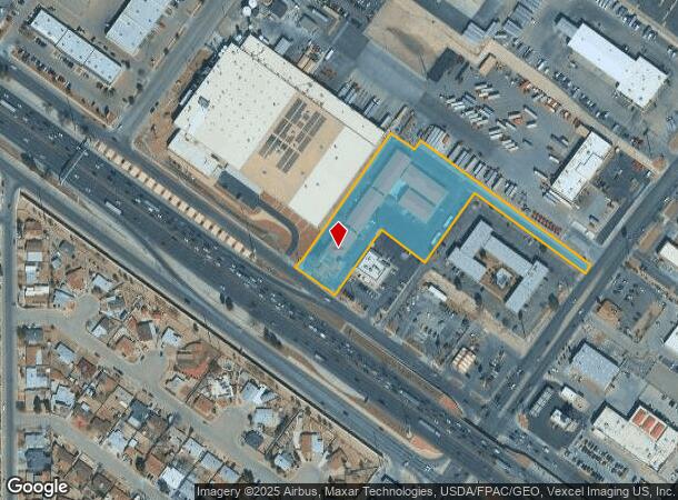  11033 Gateway Blvd W, El Paso, TX Parcel Map
