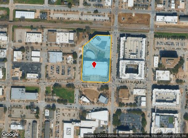 101 W Abram St, Arlington, TX Parcel Map